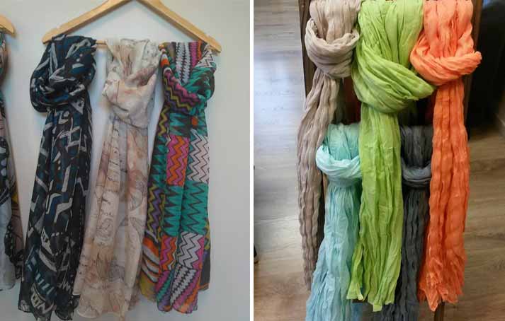 Foulards et echarpes tendances a Saulchoy